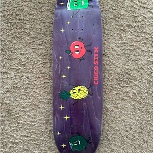 Chico-Stix Chico Brenes Juiced Egg Shaped Skateboard Deck Size 8.75